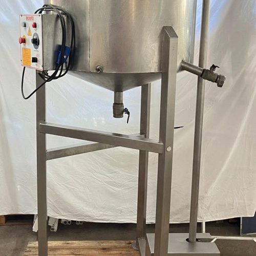 Modelo T0 300 - Tanque para óleo para fritador elétrico de empanados Esse tanque faz conjunto com o fritador elétrico de empanados